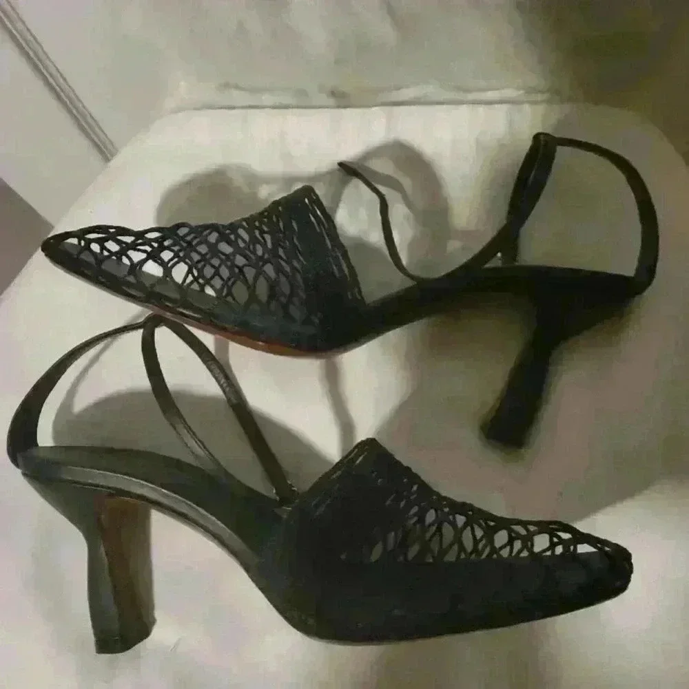 NEOUS Leather & Mesh Sandals